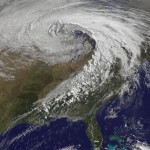 Satellite image of storm