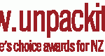 Unpackit Awards 2012 website address logo